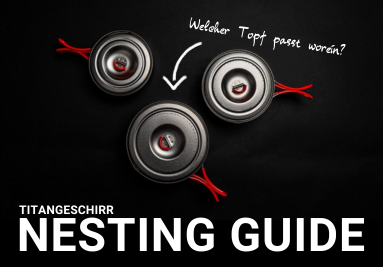 Nesting Guide für Titan Töpfe verschiedener Marken